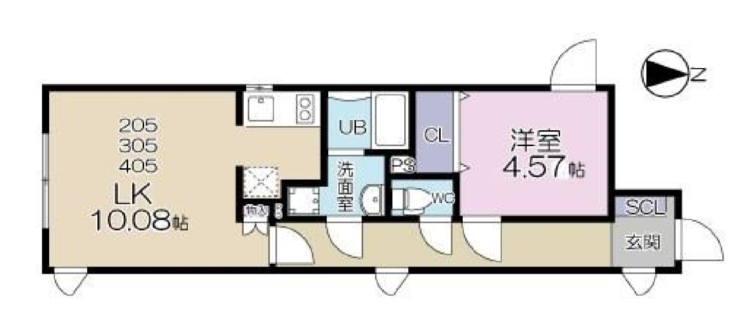 ＬＡＰｉＳ下目黒　305号室　間取り